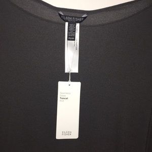 Sleek ballet neck tunic petite small